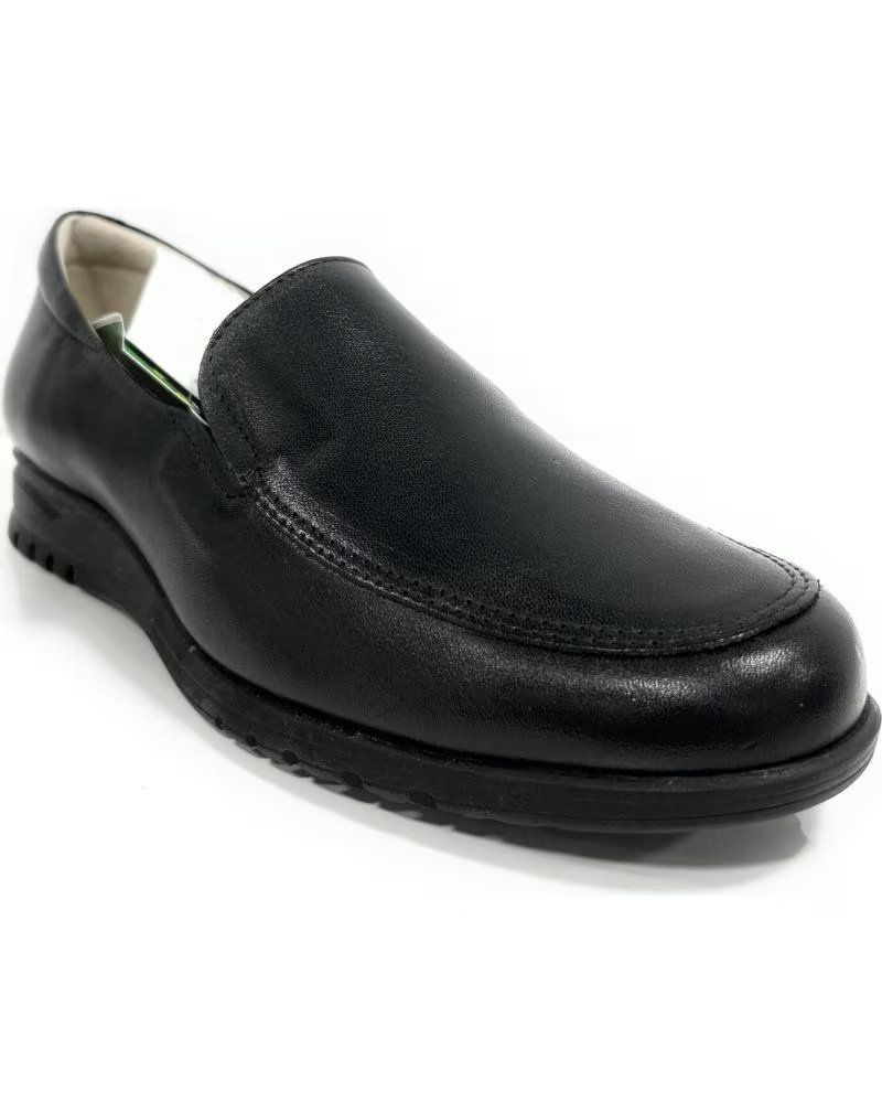 Chaussures pour Femme PITILLOS MOCASSIN CONFORT EN CUIR NOIR NEGRO
