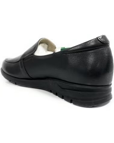 Chaussures pour Femme PITILLOS MOCASSIN CONFORT EN CUIR NOIR NEGRO
