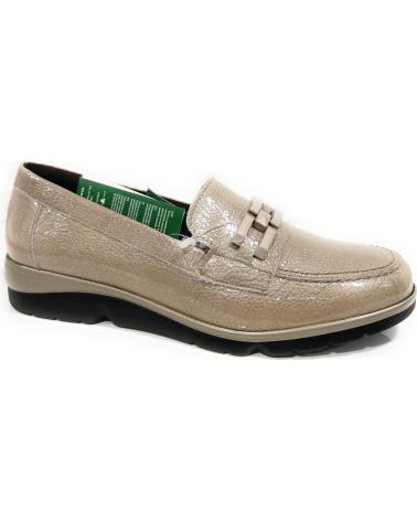 Mocassins pour Femme PITILLOS MOCASIN PIEL CUNA CADENA MUJER BEIGE