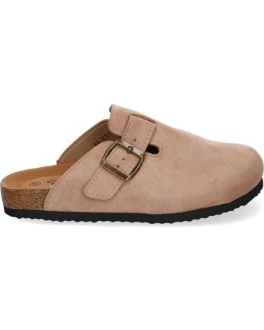 Sandalen für Damen PUNTOSALAO ZUECOS PLANOS COMODOS DISENO HEBILLA PARA MUJER COLOR KAKI M VARIOS COLORES