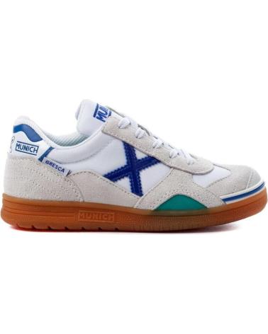SAPATILHAS MUNICH GRESCA KID 01 S 1500604 BRANCO BLANCO