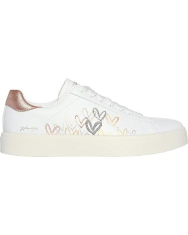 Sportivo per Donna SKECHERS 185129-WMLT EDEN LX-GLEMAING HEARTS WHITE-GOLD