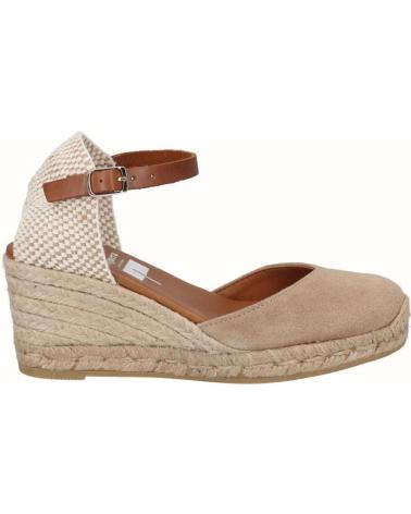 Sandales pour Femme VIGUERA ALPARGATA 2012 VITELO DESERT DE BEIGE