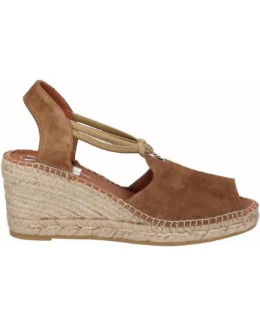 Sandales pour Femme VIGUERA ALPARGATA 2143 VITELO WHISKY DE MARRóN