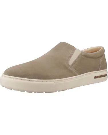 MOKASSINS CALLAN SUEDE LEATHER TAUPE BIRKENSTOCK