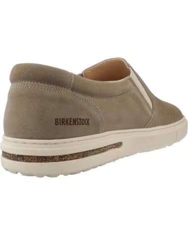MOKASSINS CALLAN SUEDE LEATHER TAUPE BIRKENSTOCK