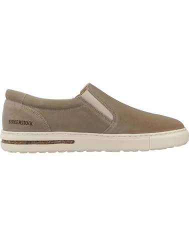 MOKASSINS CALLAN SUEDE LEATHER TAUPE BIRKENSTOCK