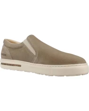 MOKASSINS CALLAN SUEDE LEATHER TAUPE BIRKENSTOCK