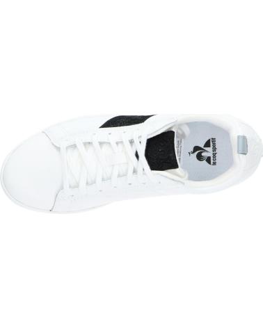 Esportes  de Mulher e Menina e Menino LE COQ SPORTIF 2310130 COURTCLASSIC W PLANTS OPTICAL WHITE-BLAC