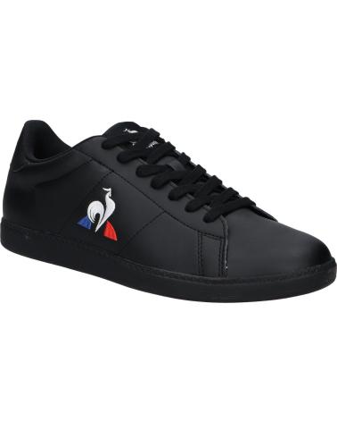 Sneaker für Herren und Damen und Mädchen und Junge LE COQ SPORTIF  2423205 COURTSET 2 TRIPLE BLACK NEGRO