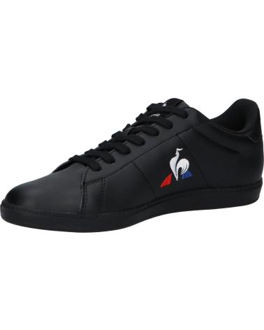 Sneaker für Herren und Damen und Mädchen und Junge LE COQ SPORTIF  2423205 COURTSET 2 TRIPLE BLACK NEGRO