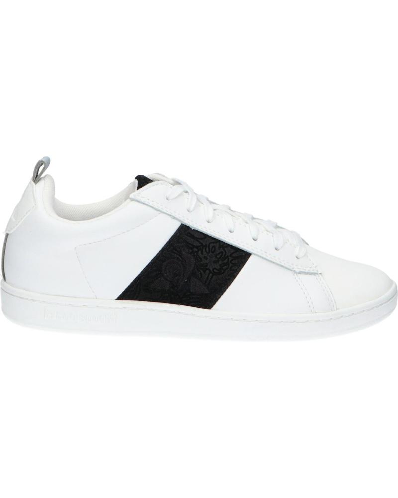 Esportes  de Mulher e Menina e Menino LE COQ SPORTIF 2310130 COURTCLASSIC W PLANTS OPTICAL WHITE-BLAC
