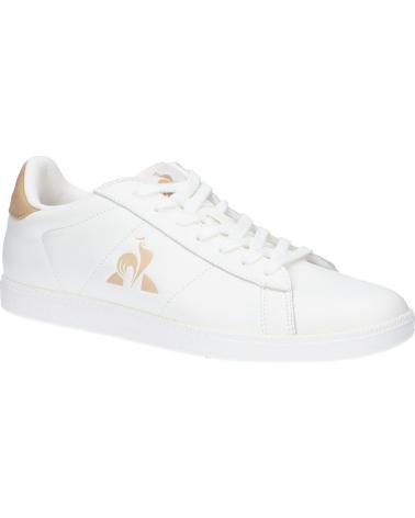 Man Trainers LE COQ SPORTIF 2510346 COURTSET 2 OPTICAL WHITE-TAN