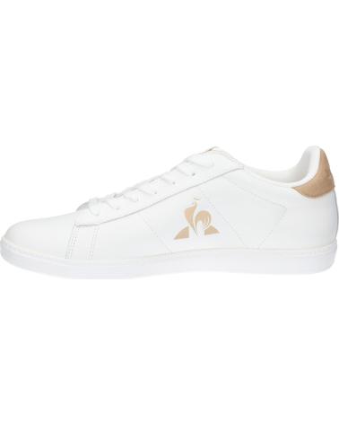 Man Trainers LE COQ SPORTIF 2510346 COURTSET 2 OPTICAL WHITE-TAN