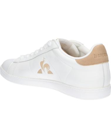 Man Trainers LE COQ SPORTIF 2510346 COURTSET 2 OPTICAL WHITE-TAN