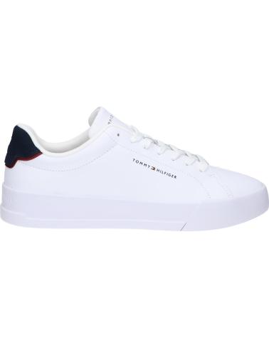 TOMMY HILFIGER FM0FM05367 COURT LTH DETAIL ESS 0LD WHITE-DESERT SKY