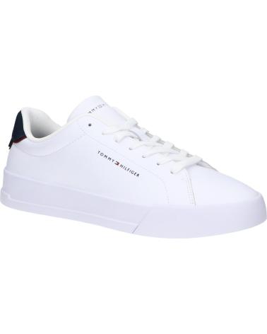 TOMMY HILFIGER FM0FM05367 COURT LTH DETAIL ESS 0LD WHITE-DESERT SKY