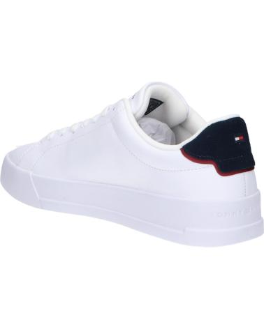 TOMMY HILFIGER FM0FM05367 COURT LTH DETAIL ESS 0LD WHITE-DESERT SKY