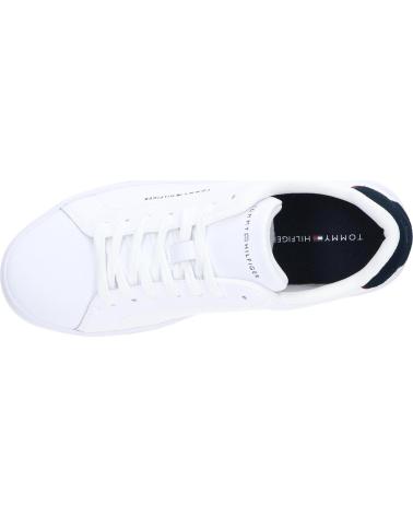 TOMMY HILFIGER FM0FM05367 COURT LTH DETAIL ESS 0LD WHITE-DESERT SKY