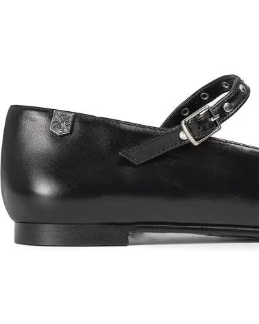 Woman Flat shoes POPA BAILARINAS DE MUJER CON PUNTA REDONDA Y HEBILLA DORIS TACHAS NEGRO