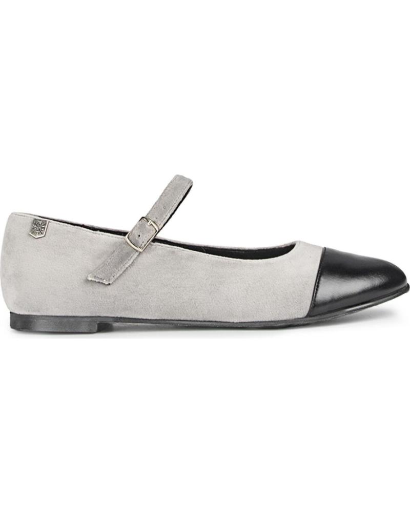 Bailarinas-De-Mujer-POPA-BAILARINAS-DE-MUJER-CON-PUNTA-REDONDA-Y-HEBILLA-DORIS-TERCIO-GRIS