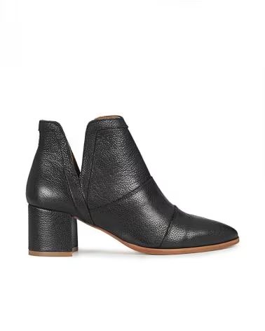 Woman Mid boots POPA BOTINES DE MUJER DE PIEL AZAHARA CON TACON BAJO NEGRO
