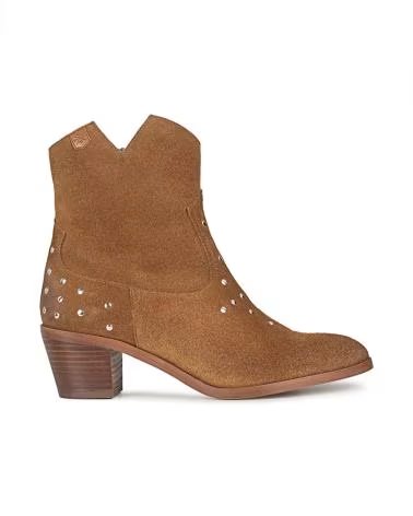 Woman Mid boots POPA BOTINES DE MUJER ESTILO COWBOY MILAN TACHAS CON TACON CUERO