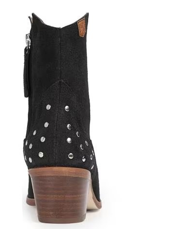 Stivaletti per Donna POPA BOTINES DE MUJER ESTILO COWBOY MILAN TACHAS CON TACON NEGRO
