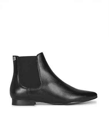 Botins de Mulher POPA BOTINES DE MUJER ANGELA PIEL PLANOS CON PUNTERA FINA NEGRO