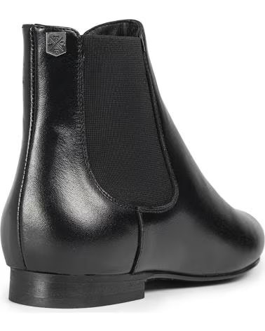 Stivaletti per Donna POPA BOTINES DE MUJER ANGELA PIEL PLANOS CON PUNTERA FINA NEGRO