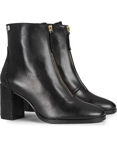 Woman Mid boots POPA BOTINES DE MUJER CLEOPATRA PIEL CON TACON ALTO NEGRO