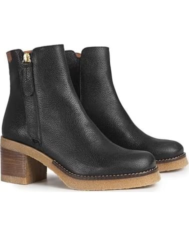 Woman Mid boots POPA BOTINES DE MUJER BILLY PIEL CON TACON MEDIO NEGRO