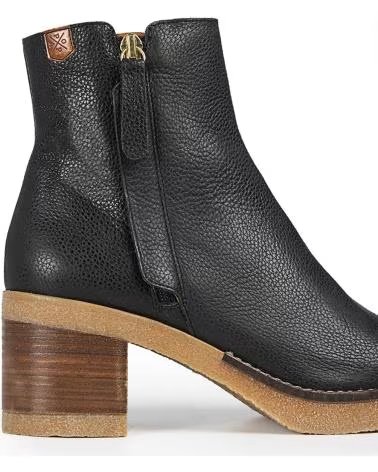Woman Mid boots POPA BOTINES DE MUJER BILLY PIEL CON TACON MEDIO NEGRO