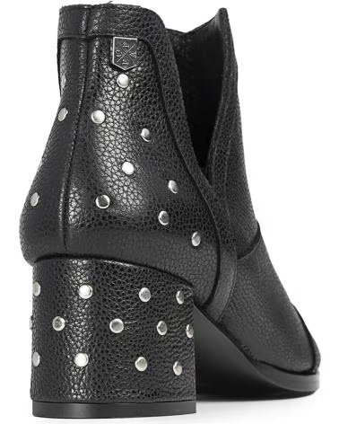 Stivaletti per Donna POPA BOTINES DE MUJER DE PIEL AZHARA CON TACON BAJO NEGRO