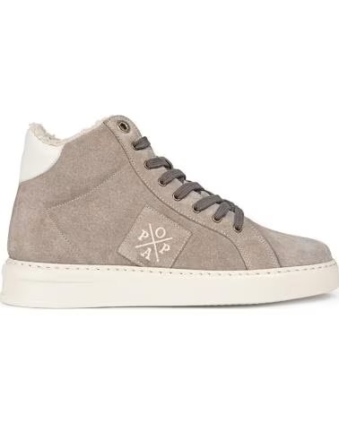 Botins de Mulher POPA ZAPATILLAS DE MUJER TIPO BOTIN PEDRAZA SERRAJE GRIS