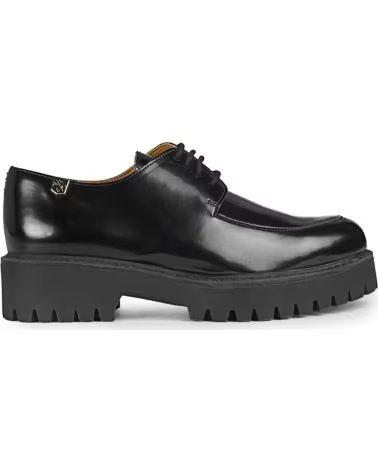 Schuhe für Damen POPA BLUCHER DE MUJER CERVANTES ANTIK CON SUELA TRACK NEGRO