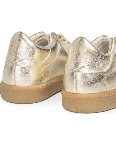 Deportivas de Mujer POPA SNEAKER IMPERIAL LAMINADO PLATINO ORO