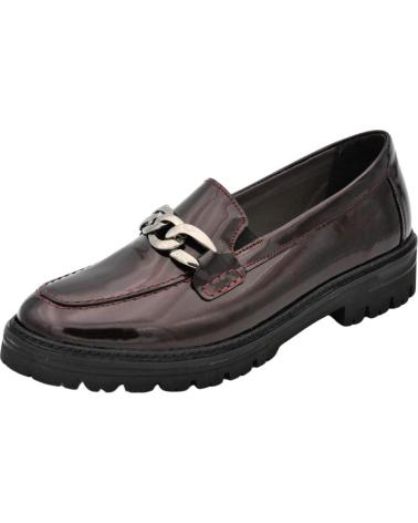 Mocasines de Mujer LUMEL GUANT CALIFORNIA STYLE MADE - ZAPATO PLANO TIPO MOCAS BORDO 901