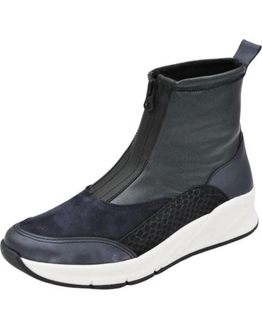 Stivaletti per Donna LUMEL GUANT CALIFORNIA STYLE MADE - BOTIN DE PIEL CON CREM BLUE METAL 1222-0412-902
