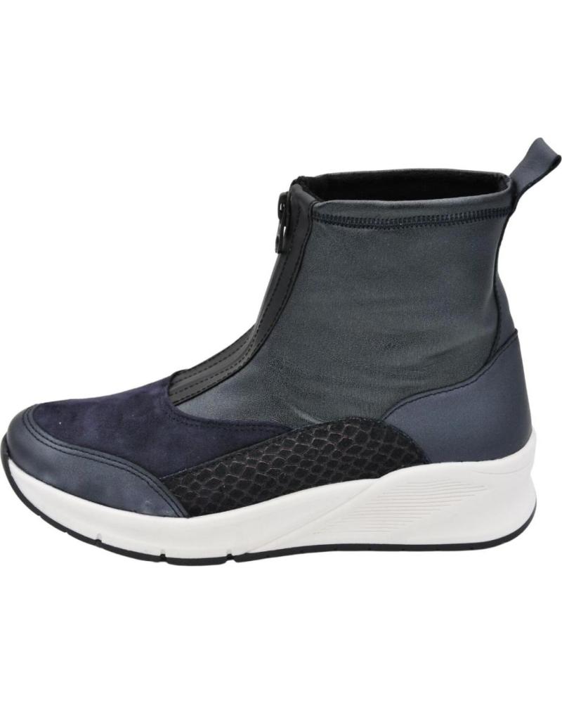 Stivaletti per Donna LUMEL GUANT CALIFORNIA STYLE MADE - BOTIN DE PIEL CON CREM BLUE METAL 1222-0412-902