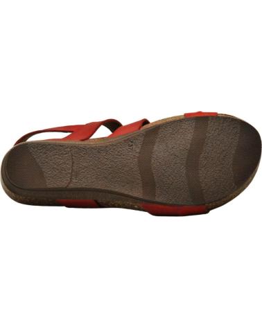 Woman Sandals SINESTRESS - SANDALIAS DE MUJER PLANTILLA GEL SUELA DE GO ROJO