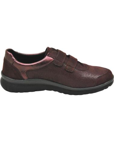Zapatos de Mujer LUMEL GUANT LUMEL – SNEAKER DEPORTIVO URBANO CIERRE POR CONTACTO PLAN BORDO 635-BORDO PLANET-BORDO PARIS