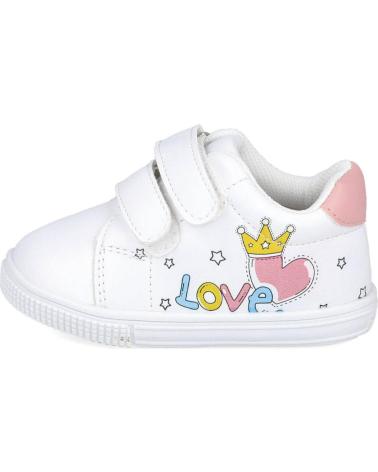 Deportivas-De-Niña-BUBBLE-BOBBLE-BUBBLE-KIDS-C1203-ZAPATILLAS-RESPETUOSAS-DE-BEBE-BLANCO-ROSA