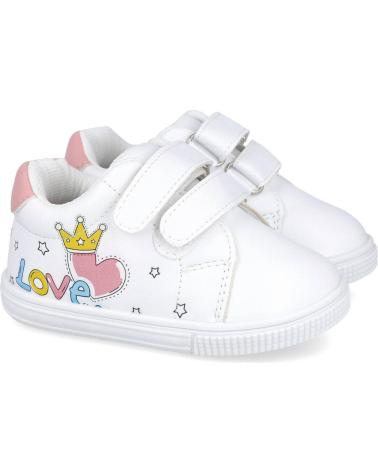 Deportivas-De-Niña-BUBBLE-BOBBLE-BUBBLE-KIDS-C1203-ZAPATILLAS-RESPETUOSAS-DE-BEBE-BLANCO-ROSA