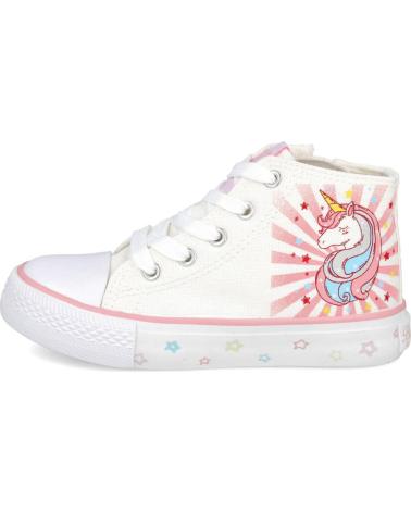 Mid-Boots-De-Niña-BUBBLE-BOBBLE-BUBBLE-KIDS-C1258-ZAPATILLAS-ALTAS-DE-LONA-PARA-NINA-BLANCO