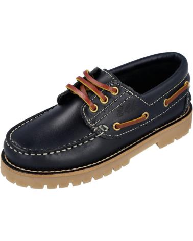 Nauticos pour Garçon BUBBLE BOBBLE HB252 3 ZAPATOS NAUTICOS NINO AZUL