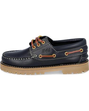 Nauticos pour Garçon BUBBLE BOBBLE HB252 3 ZAPATOS NAUTICOS NINO AZUL