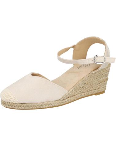 Sandali per Donna L&R SHOES LR SHOES 4466 ALPARGATAS DE ESPARTO PARA MUJER BEIGE