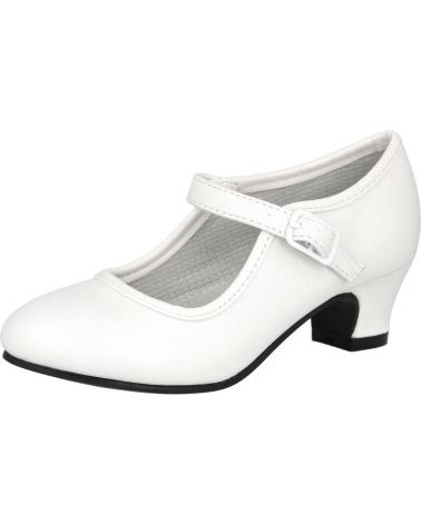 Scarpe per Bambina BUBBLE BOBBLE BUBBLE KIDS B118 ZAPATOS DE FLAMENCA PARA NINA BLANCO
