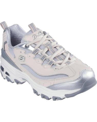 Deportivas-De-Mujer-SKECHERS-DLITES-VINTAGE-CHRO-BEIG